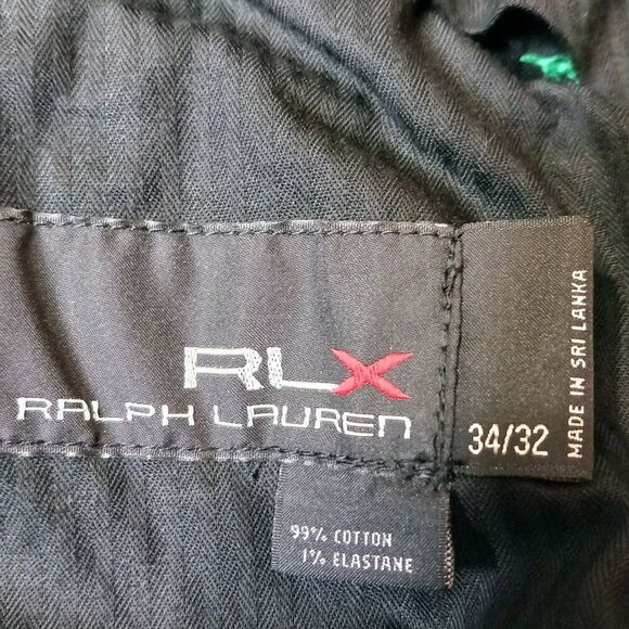 Ralph Lauren RLX Men's Green Corduroy Golf Pants Size 34x32 - Picture 4 of 11